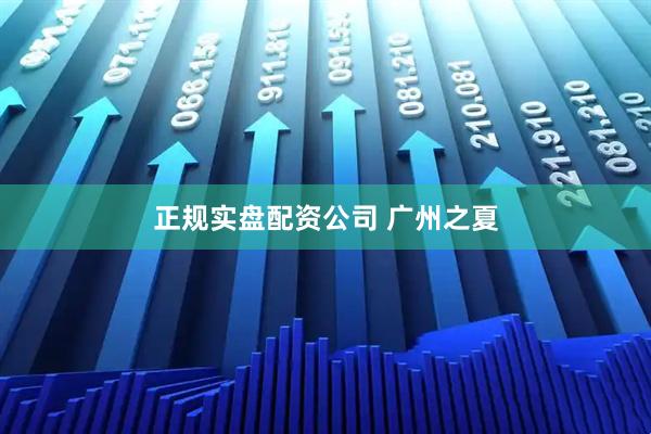 正规实盘配资公司 广州之夏